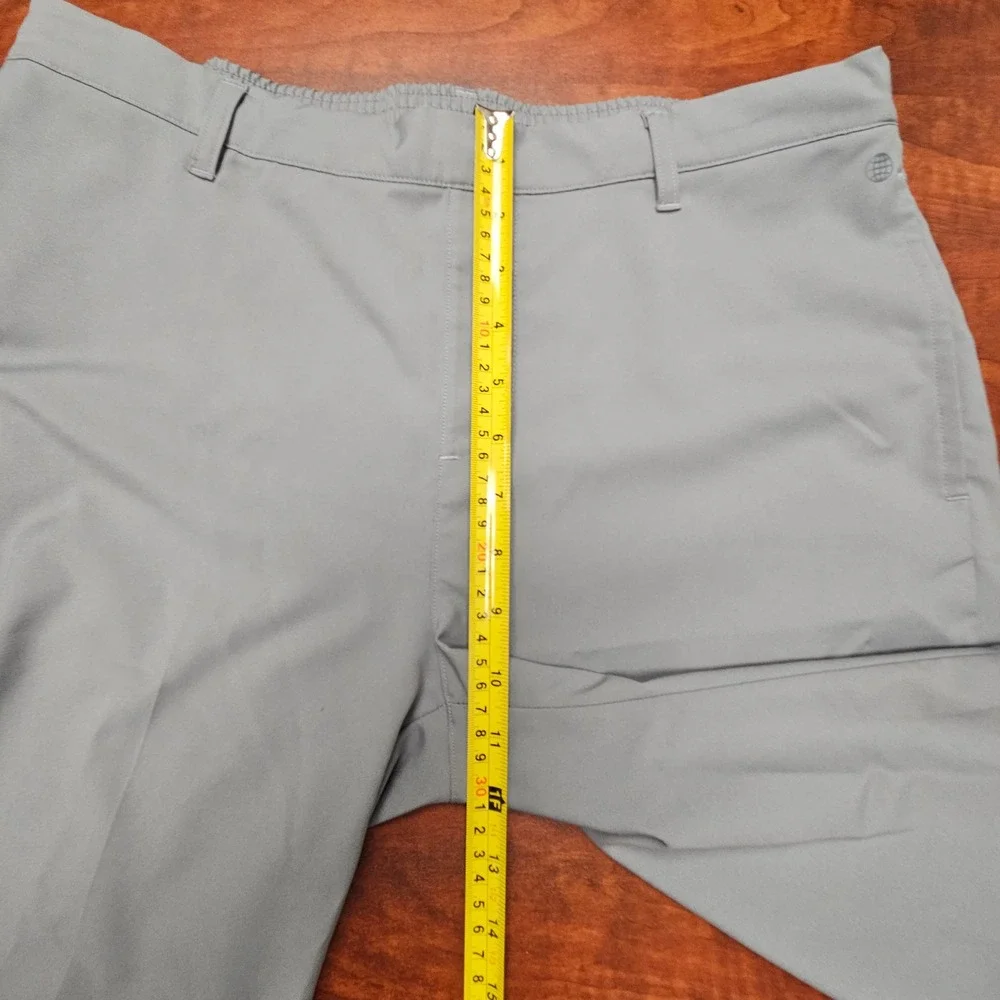 adidas Golf Shorts Mens 32 Gray Drawstring Stretch Performance Lightweight‎